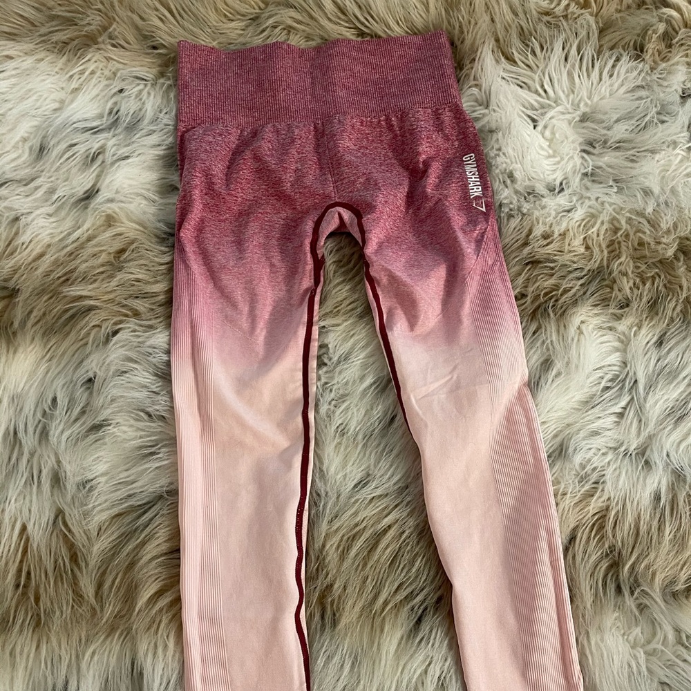 Gymshark Red Ombré XS Leggings